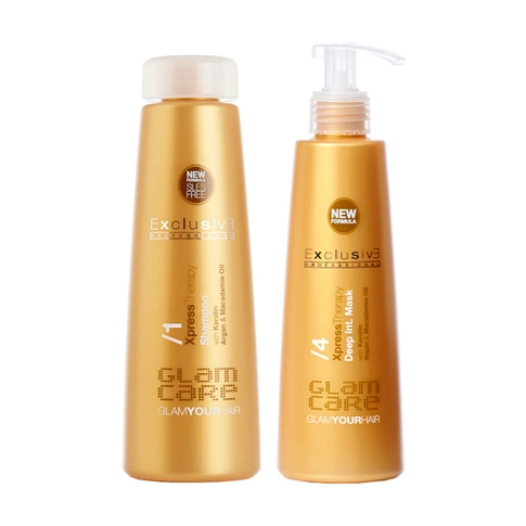 EXCLUSIVE GLAM CARE Szampon 250ml + Maska 250ml