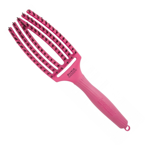 OLIVIA GARDEN Fingerbrush MEDIUM Hot Pink